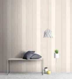 A.S. Creation AS Creation Karl Lagerfeld - Papier Peint Block Stripes - Avantgarde "Ribbon" - Blanc Rouge Gris - 1005 X 53 Cm -A.S. Creation Soldes 1095x1200 13