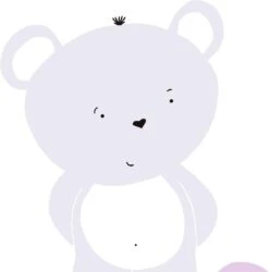 A.S. Creation PAPIER PEINT ACROBATIC BEAR - Rose Grijs Wit - Papier Peint Chambre D'enfant - AS Creation Little Love -A.S. Creation Soldes 1184x1200