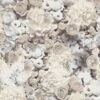A.S. Creation AS Creation Trendwall 2 - PAPIER PEINT FLORAL ROMANTIQUE - Roses Et Hortensias - Gris Beige Jaune - 1005 X 53 Cm