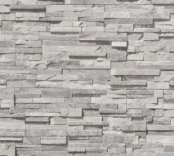 A.S. Creation AS Creation Metropolitan Stories 3 - PAPIER PEINT EN PIERRE - Argent Gris Clair - 1005 X 53 Cm -A.S. Creation Soldes 1200x1080 71