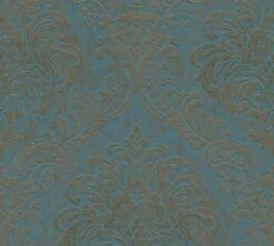 A.S. Creation AS Creation Metropolitan Stories 3 - PAPIER PEINT ORNEMENTS BAROQUES - Pétrole Doré - 1005 X 53 Cm -A.S. Creation Soldes 1200x1080 74