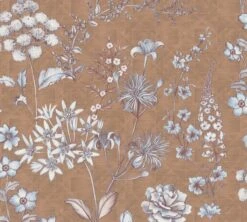 A.S. Creation AS Creation Metropolitan Stories 3 - PAPIER PEINT FLORAL VINTAGE - Orange/marron Bleu Blanc - 1005 X 53 Cm -A.S. Creation Soldes 1200x1080 75