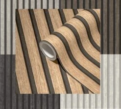 A.S. Creation Papier Peint Non Tissé AS Creation 39109-1 - Papier Peint Bois - Noir - Marron - Lattes - Papier Peint Chambre Et Salon -A.S. Creation Soldes 1200x1080 79