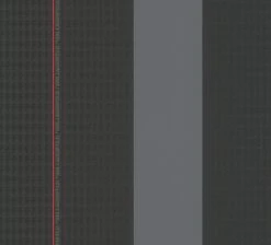 A.S. Creation AS Creation Karl Lagerfeld - Papier Peint Block Stripes - Avantgarde "Ribbon" - Noir Rouge Gris - 1005 X 53 Cm