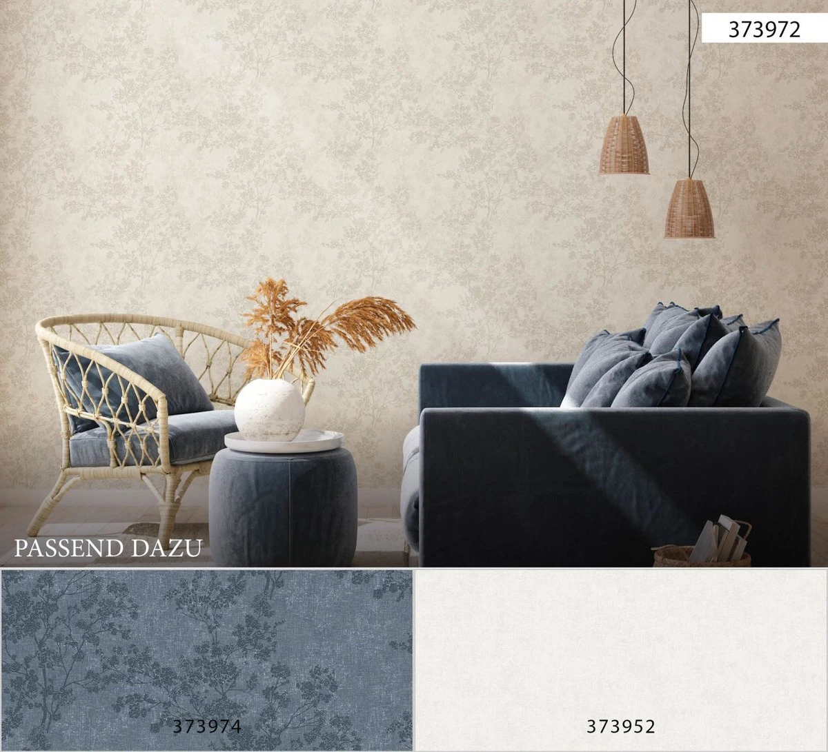 A.S. Creation Papier Peint BRANCHES AND SHRUBS - Beige Creme Grey Taupe - AS Creation New Walls "Livingwalls" 12 A.S. Creation Papier Peint BRANCHES AND SHRUBS - Beige Creme Grey Taupe - AS Creation New Walls "Livingwalls" – Image 12