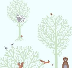 A.S. Creation PAPIER PEINT ANIMAUX DANS LA FORET - Vert Marron Grijs Wit - Papier Peint Chambre D'enfant - AS Creation Little Love 5 A.S. Creation PAPIER PEINT ANIMAUX DANS LA FORET - Vert Marron Grijs Wit - Papier Peint Chambre D'enfant - AS Creation Little Love -A.S. Creation Soldes 1200x1135 1