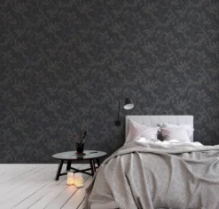 A.S. Creation FOND D'ÉCRAN BRANCHES ET OISEAUX "STYLE CHINOIS" - Grijs Zwart Métallisé - AS Creation Metropolitan Stories 2 -A.S. Creation Soldes 1200x1141 26