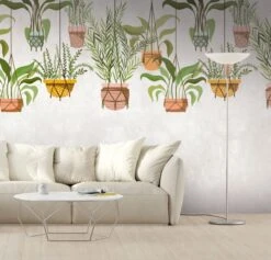 A.S. Creation AS Creation Metropolitan Stories "The Wall" - PAPIER PEINT PHOTO PLANTES ACCROCHÉES - 1,59 X 2,80 Mètres - Motif Reproductible -A.S. Creation Soldes 1200x1153