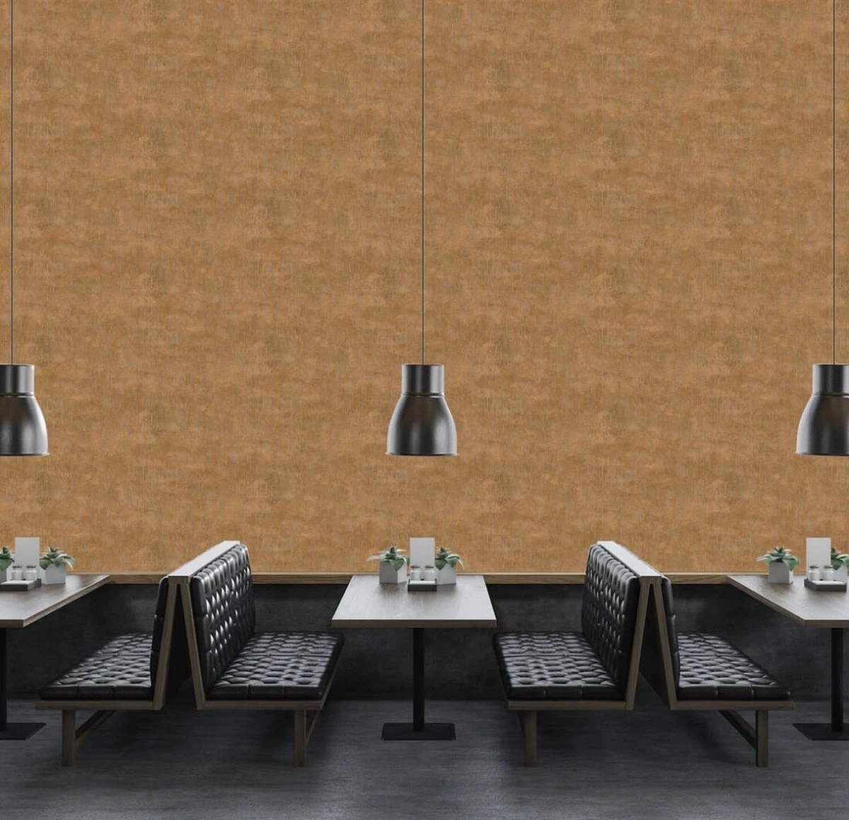 A.S. Creation AS Creation Titanium 3 - Papier Peint Texturé - Bande Métallique Interrompue - Brun Orangé - 1005 X 53 Cm 6 A.S. Creation AS Creation Titanium 3 - Papier Peint Texturé - Bande Métallique Interrompue - Brun Orangé - 1005 X 53 Cm – Image 6