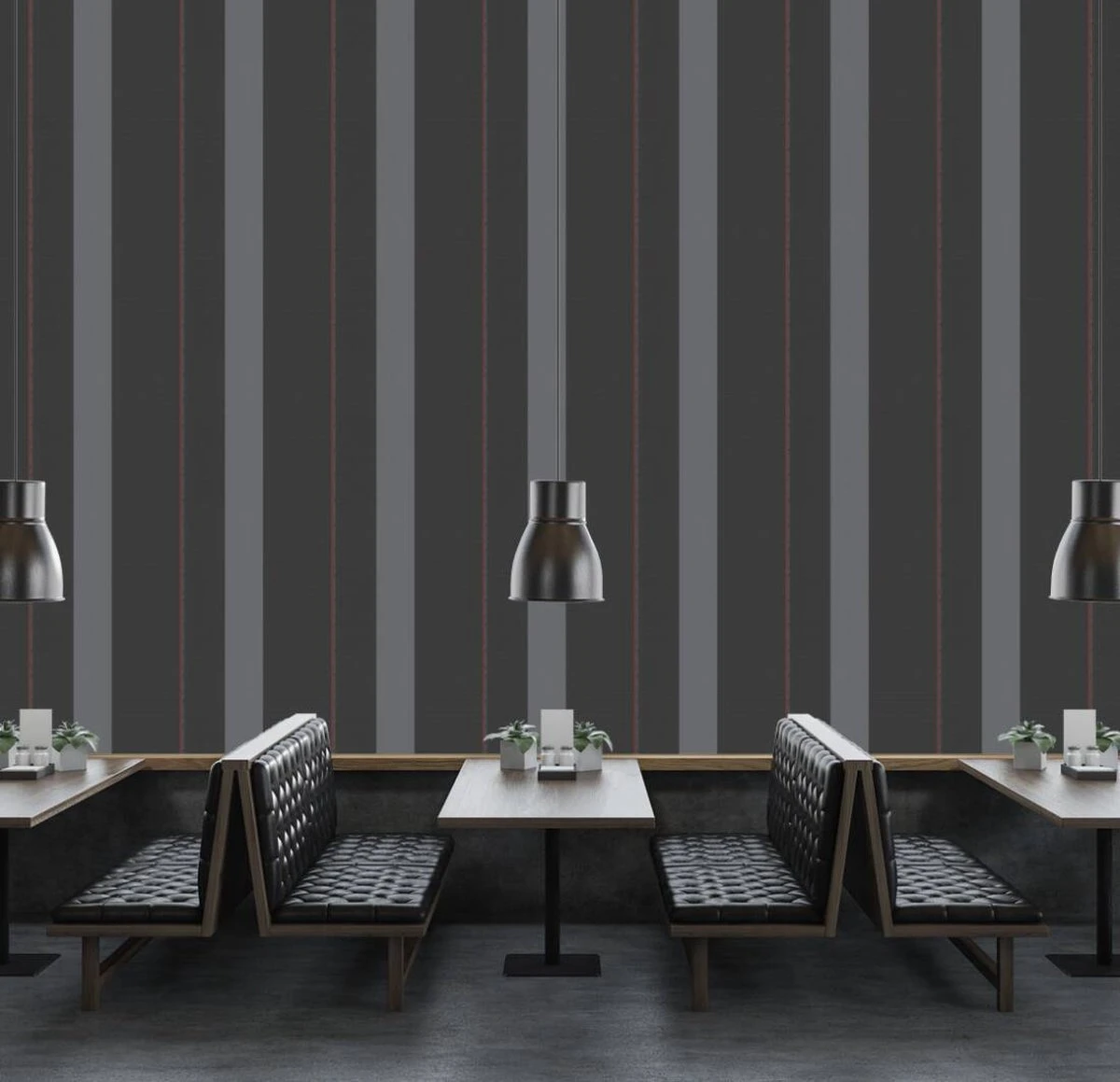 A.S. Creation AS Creation Karl Lagerfeld - Papier Peint Block Stripes - Avantgarde "Ribbon" - Noir Rouge Gris - 1005 X 53 Cm 9 A.S. Creation AS Creation Karl Lagerfeld - Papier Peint Block Stripes - Avantgarde "Ribbon" - Noir Rouge Gris - 1005 X 53 Cm – Image 9