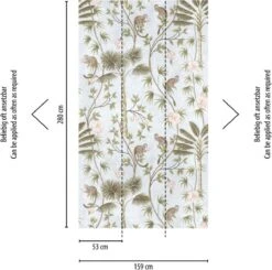 A.S. Creation AS Creation Metropolitan Stories "The Wall" - PAPIER PEINT PHOTO PALMIERS ET SINGES - 1,59 X 2,80 Mètres - Motif Reproductible -A.S. Creation Soldes 1200x1190 2
