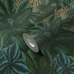 A.S. Creation AS Creation Metropolitan Stories 3 - PAPIER PEINT FEUILLES EXOTIQUES - Vert Jaune Bleu - 1005 X 53 Cm -A.S. Creation Soldes 1200x1200 105