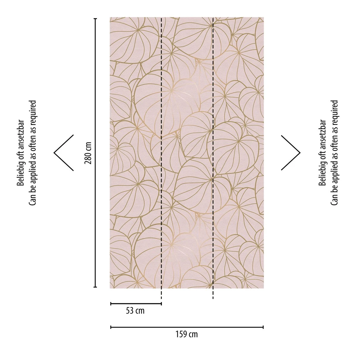 A.S. Creation AS Creation Metropolitan Stories "The Wall" - PAPIER PEINT PHOTO DE FEUILLES GRAPHIQUES - 1,59 X 2,80 Mètres - Motif Répétable 6 A.S. Creation AS Creation Metropolitan Stories "The Wall" - PAPIER PEINT PHOTO DE FEUILLES GRAPHIQUES - 1,59 X 2,80 Mètres - Motif Répétable – Image 6