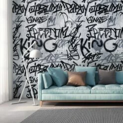 A.S. Creation AS Creation Metropolitan Stories "The Wall" - PAPIER PEINT PHOTO URBAN GRAFITTI - 1,59 X 2,80 Mètres - Motif Reproductible -A.S. Creation Soldes 1200x1200 133