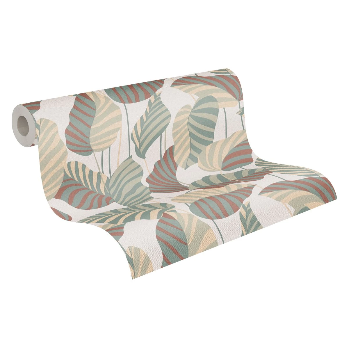 A.S. Creation AS Création Antigua - PAPIER PEINT FEUILLES DE PALMIER - Orange Rouge Beige Vert - 1005 X 53 Cm 10 A.S. Creation AS Création Antigua - PAPIER PEINT FEUILLES DE PALMIER - Orange Rouge Beige Vert - 1005 X 53 Cm – Image 10