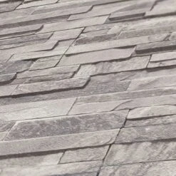 A.S. Creation AS Creation Metropolitan Stories 3 - PAPIER PEINT EN PIERRE - Argent Gris Clair - 1005 X 53 Cm -A.S. Creation Soldes 1200x1200 141