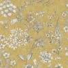 A.S. Creation AS Creation Metropolitan Stories 3 - PAPIER PEINT FLORAL VINTAGE - Gris Blanc Jaune - 1005 X 53 Cm
