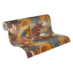 A.S. Creation AS Création Antigua - PAPIER PEINT ANIMAL JUNGLESTYLE - Orange Rouge Bleu Vert Beige - 1005 X 53 Cm -A.S. Creation Soldes 1200x1200 208