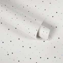 A.S. Creation LITTLE STARS WALLPAPER - Blauw Wit Zwart Grijs - Papier Peint Chambre D'enfant - AS Creation Little Love -A.S. Creation Soldes 1200x1200 40