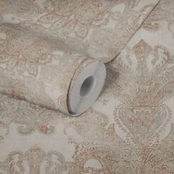 A.S. Creation AS Creation Metropolitan Stories 3 - PAPIER PEINT BAROQUE CLASSIQUE - Beige Gris Rouge Marron Blanc Crème - 1005 X 53 Cm -A.S. Creation Soldes 1200x1200 60