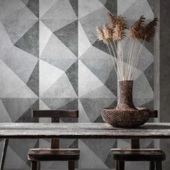 A.S. Creation AS Creation Metropolitan Stories "The Wall" - PAPIER PEINT PHOTO ASPECT BÉTON GÉOMÉTRIQUE 3D - 1,59 X 2,80 Mètres - Motif Reproductible -A.S. Creation Soldes 1200x1200 73