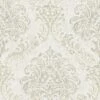 A.S. Creation AS Creation Metropolitan Stories 3 - PAPIER PEINT ORNEMENTS BAROQUES - Blanc Argenté - 1005 X 53 Cm