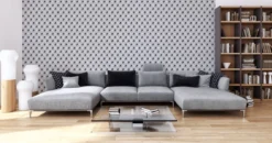 A.S. Creation AS Creation Karl Lagerfeld - Papier Peint Portrait - Design "Kameo" Dessin - Argent Noir Blanc Métallisé - 1005 X 53 Cm 25 A.S. Creation AS Creation Karl Lagerfeld - Papier Peint Portrait - Design "Kameo" Dessin - Argent Noir Blanc Métallisé - 1005 X 53 Cm -A.S. Creation Soldes 1200x634 9