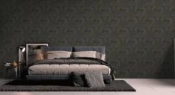 A.S. Creation AS Creation Metropolitan Stories 3 - PAPIER PEINT BAROQUE CLASSIQUE - Noir Bleu Jaune - 1005 X 53 Cm -A.S. Creation Soldes 1200x651