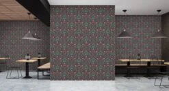 A.S. Creation AS Creation Maison Charme - PAPIER PEINT FLEURS ET OISEAUX - Noir Rose Bleu Vert - 1005 X 53 Cm -A.S. Creation Soldes 1200x651 8