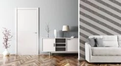 A.S. Creation AS Creation MICHALSKY - Papier Peint à Rayures Marbrées - Natuursteen - Gris Blanc Argenté - 1005 X 53 Cm -A.S. Creation Soldes 1200x652 3