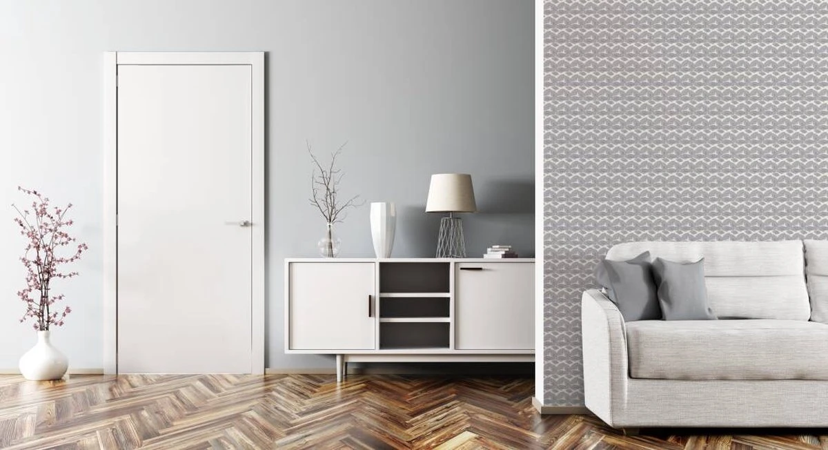 A.S. Creation AS Creation Karl Lagerfeld - Papier Peint Graphique éventail - Avantgarde Design "Fan" - Blanc Argenté - 1005 X 53 Cm 12 A.S. Creation AS Creation Karl Lagerfeld - Papier Peint Graphique éventail - Avantgarde Design "Fan" - Blanc Argenté - 1005 X 53 Cm – Image 12