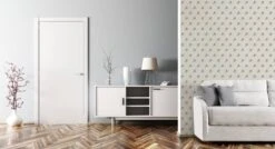 A.S. Creation AS Creation Karl Lagerfeld - Papier Peint Portrait - Design "Kameo" Dessin - Blanc Gris Argent Métallisé - 1005 X 53 Cm -A.S. Creation Soldes 1200x652 7