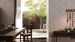 A.S. Creation AS Creation Maison Charme - PAPIER PEINT FLEURS ET OISEAUX - Crème Bleu Rose Vert - 1005 X 53 Cm -A.S. Creation Soldes 1200x674 3