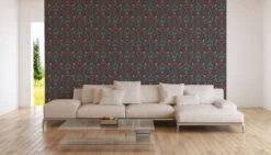 A.S. Creation AS Creation Maison Charme - PAPIER PEINT FLEURS ET OISEAUX - Noir Rose Bleu Vert - 1005 X 53 Cm -A.S. Creation Soldes 1200x687 14