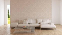 A.S. Creation PAPIER PEINT ORNEMENTS BAROQUES TRADITIONNELS - Beige Crème Métallique - AS Creation Trendwall -A.S. Creation Soldes 1200x687 29