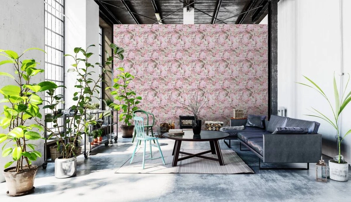 A.S. Creation AS Creation Trendwall 2 - PAPIER PEINT FLORAL ROMANTIQUE - Roses Et Hortensias - Blanc Rose - 1005 X 53 Cm 10 A.S. Creation AS Creation Trendwall 2 - PAPIER PEINT FLORAL ROMANTIQUE - Roses Et Hortensias - Blanc Rose - 1005 X 53 Cm – Image 10