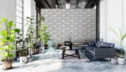 A.S. Creation AS Creation MICHALSKY - Papier Peint Jungle - Singes Araignées Entre Les Feuilles - Gris Blanc Noir - 1005 X 53 Cm -A.S. Creation Soldes 1200x690 6