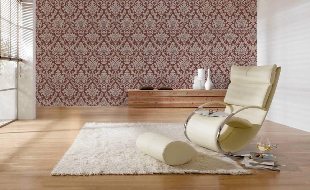 A.S. Creation PAPIER PEINT ORNEMENTS BAROQUES TRADITIONNELS - Beige Rouge Métallisé - AS Creation Trendwall 11 A.S. Creation PAPIER PEINT ORNEMENTS BAROQUES TRADITIONNELS - Beige Rouge Métallisé - AS Creation Trendwall – Image 11