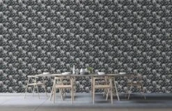 A.S. Creation AS Creation MICHALSKY - Papier Peint Jungle - Singes Araignées Entre Les Feuilles - Gris Noir - 1005 X 53 Cm -A.S. Creation Soldes 1200x771 4