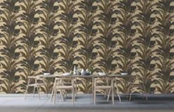A.S. Creation PAPIER PEINT DE FEUILLES DE PLANTES CUILLÈRE - Brun Zwart Brillant - AS Creation Metropolitan Stories 2 -A.S. Creation Soldes 1200x771 6