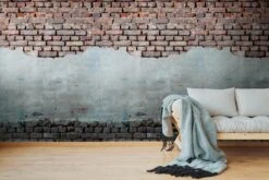 A.S. Creation AS Creation Metropolitan Stories "The Wall" - CIMENT AVEC PAPIER PEINT PHOTO EN BRIQUE - 1,59 X 2,80 Mètres - Motif Répétable -A.S. Creation Soldes 1200x800 27