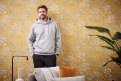 A.S. Creation AS Creation Metropolitan Stories 3 - PAPIER PEINT FLORAL VINTAGE - Gris Blanc Jaune - 1005 X 53 Cm -A.S. Creation Soldes 1200x800 48