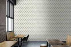 A.S. Creation AS Creation Karl Lagerfeld - Papier Peint Portrait - Design "Kameo" Dessin - Blanc Gris Argent Métallisé - 1005 X 53 Cm -A.S. Creation Soldes 1200x802 8