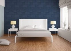 A.S. Creation AS Creation Titanium 3 - Papier Peint Motif Carrelage - Brillance Métallique - Bleu Foncé - 1005 X 53 Cm -A.S. Creation Soldes 1200x864 10