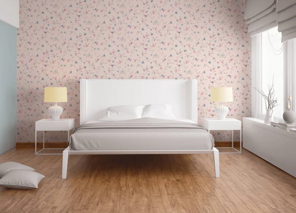 A.S. Creation PAPIER PEINT FLORAL ROMANTIQUE | Champêtre - Crème Vert Bleu Rose - AS Création Maison Charme 6 A.S. Creation PAPIER PEINT FLORAL ROMANTIQUE | Champêtre - Crème Vert Bleu Rose - AS Création Maison Charme – Image 6