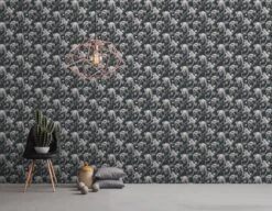 A.S. Creation AS Creation MICHALSKY - Papier Peint Jungle - Singes Araignées Entre Les Feuilles - Gris Noir - 1005 X 53 Cm -A.S. Creation Soldes 1200x931 40