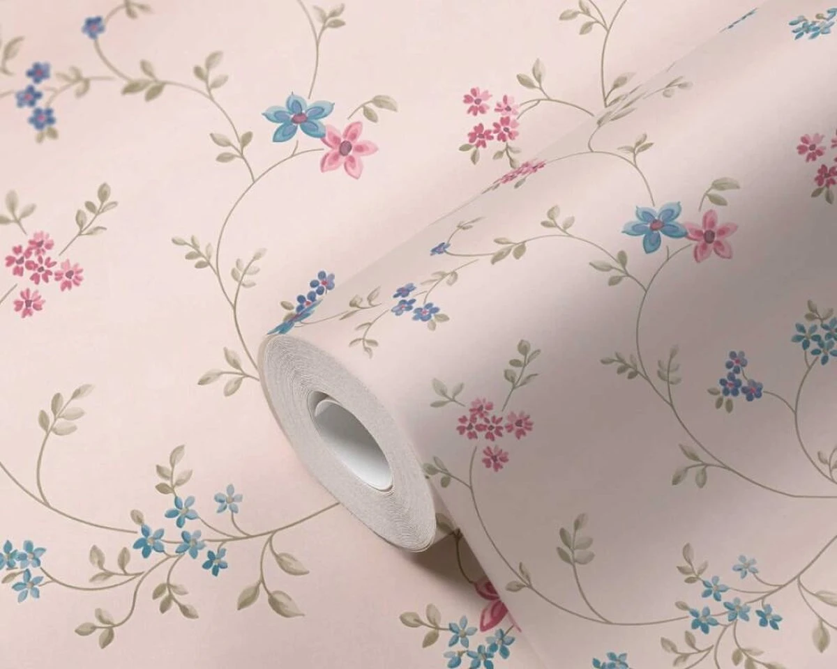 A.S. Creation PAPIER PEINT FLORAL ROMANTIQUE | Champêtre - Crème Vert Bleu Rose - AS Création Maison Charme 10 A.S. Creation PAPIER PEINT FLORAL ROMANTIQUE | Champêtre - Crème Vert Bleu Rose - AS Création Maison Charme – Image 10