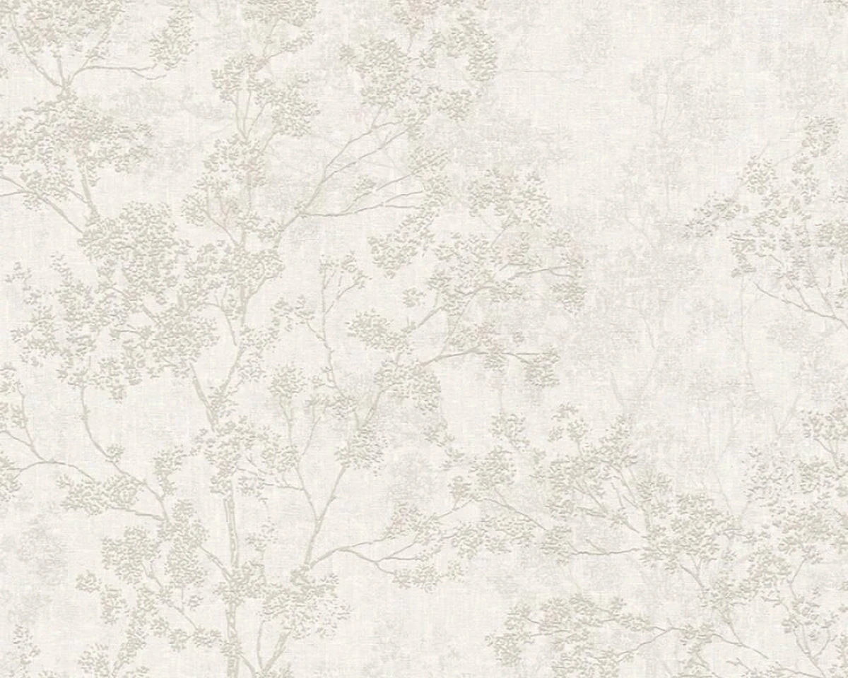 A.S. Creation Papier Peint BRANCHES AND SHRUBS - Beige Creme Grey Taupe - AS Creation New Walls "Livingwalls" 2 A.S. Creation Papier Peint BRANCHES AND SHRUBS - Beige Creme Grey Taupe - AS Creation New Walls "Livingwalls" – Image 2