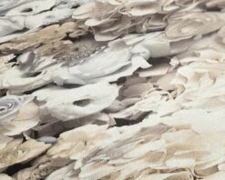 A.S. Creation AS Creation Trendwall 2 - PAPIER PEINT FLORAL ROMANTIQUE - Roses Et Hortensias - Gris Beige Jaune - 1005 X 53 Cm -A.S. Creation Soldes 1200x960 48