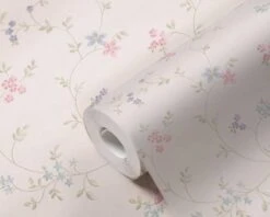 A.S. Creation PAPIER PEINT FLORAL ROMANTIQUE | Champêtre - Vert Bleu Crème Rose - AS Création Maison Charme -A.S. Creation Soldes 1200x960 7